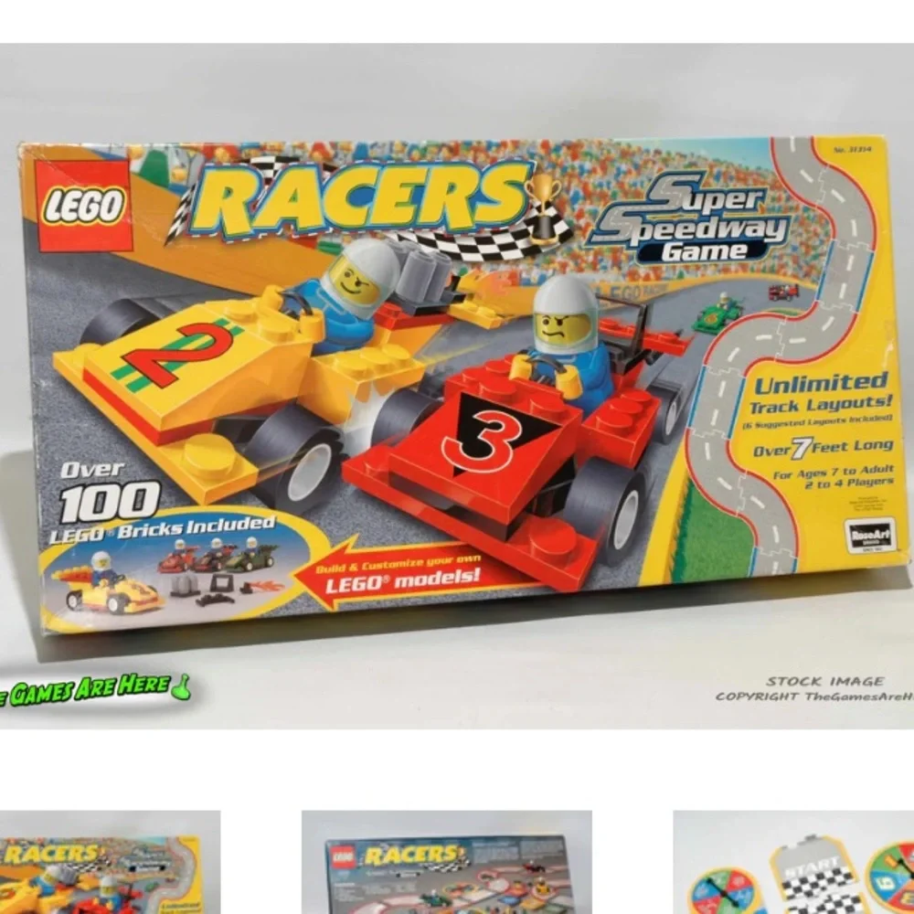 Lego Racers Board Game by Rose Art 2001 Racer Car Game - Picture 1 of 2